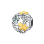 Holiday Gingerbread & Stars Charm