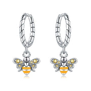 Honey Bee Delight Hoop Earrings