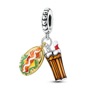 Hot Dog & Soda Dangle Charm