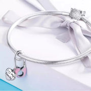 I Love My Family Pink Paper Clip