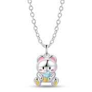 Ice Cream Bear Pendant Necklace