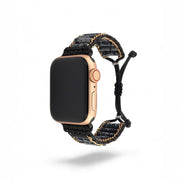 Gothic Apple Watch Band: Adjustable Bohemian Gemstone Strap for Women