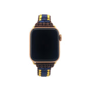 Bohemian Blue Jasper Apple Watch Band - Handmade Gemstone Strap for Women