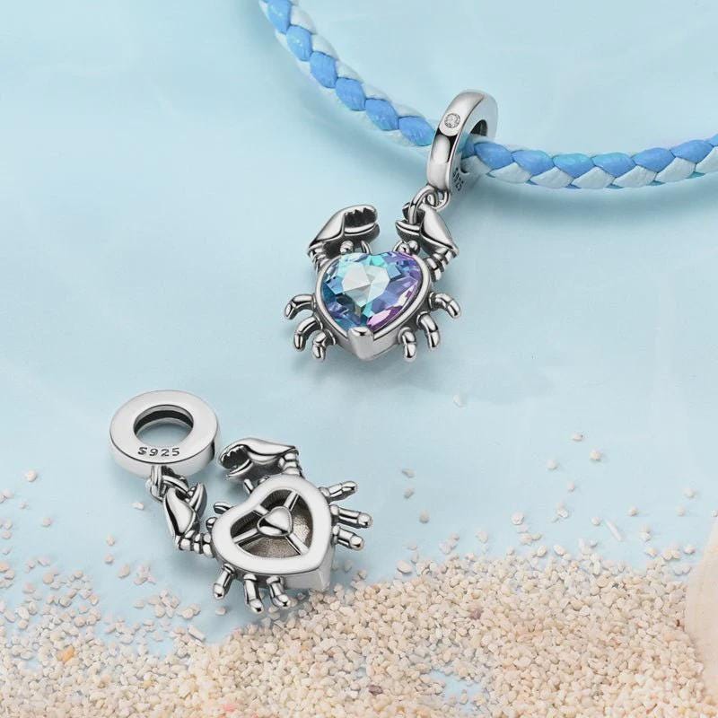 Crab Bead charm detail view