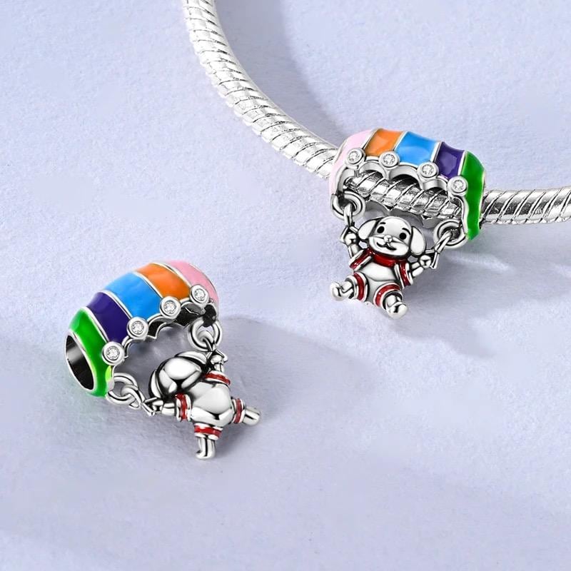 Parachute Puppy charm detail view