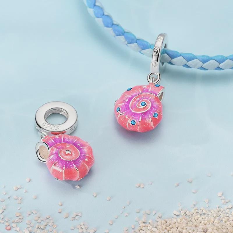 Pink Shell charm detail view