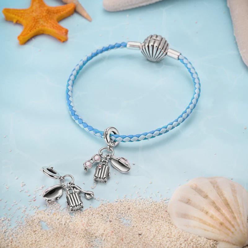 Travel Essentials sterling silver charm view 5