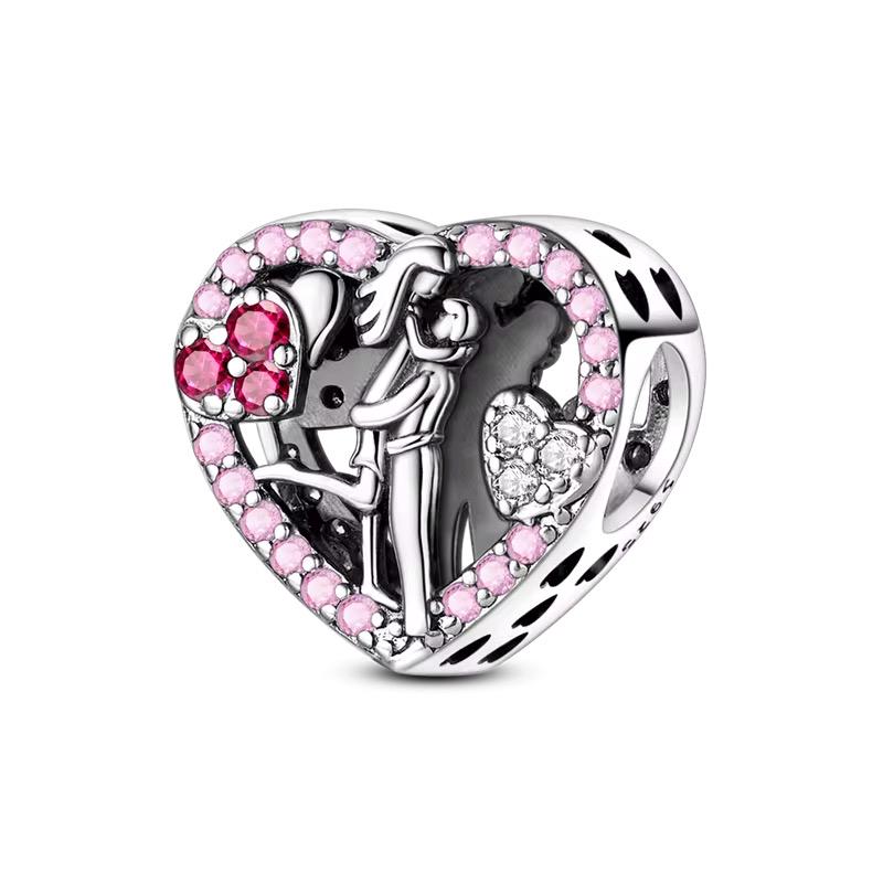 Romantic Couple 925 sterling silver charm