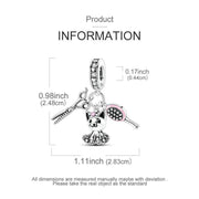 Pet Groomer Pandora Charm | Scissors Brush Puppy | Silver Dangle | Dog Stylist Gift | Salon Jewelry