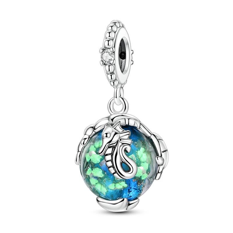 Ocean Glass sterling silver charm view 8