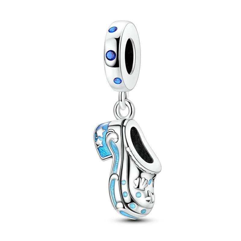 Dutch Wooden Clog 925 sterling silver charm