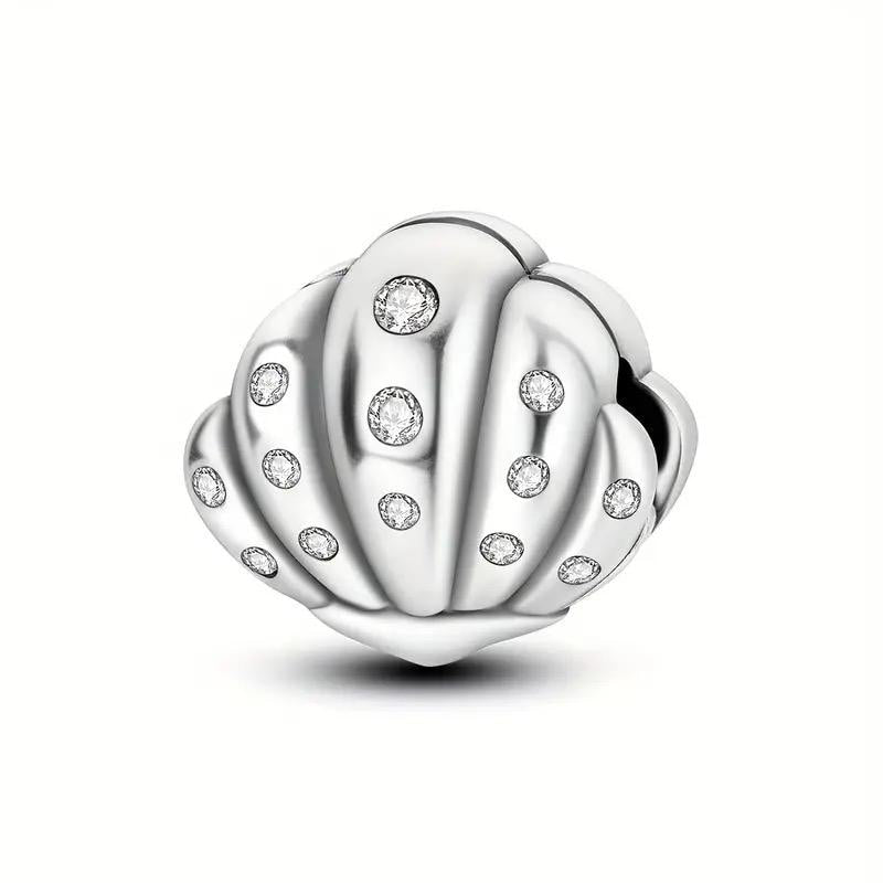 Silver Seashell 925 sterling silver charm