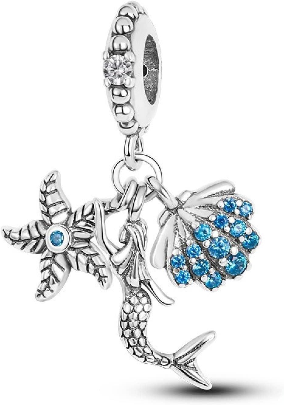 Ocean Mermaid 925 sterling silver charm