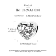 Jesus Good Shepherd Pandora Charm | Lamb Cross Heart Bead | Silver Christian Faith Gift | Religious