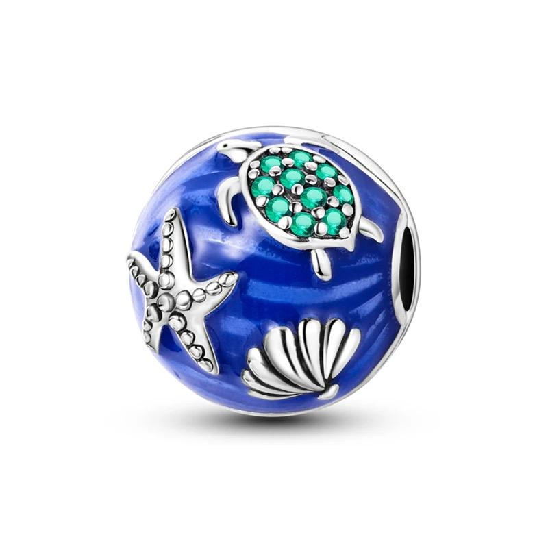 Ocean Life 925 sterling silver charm