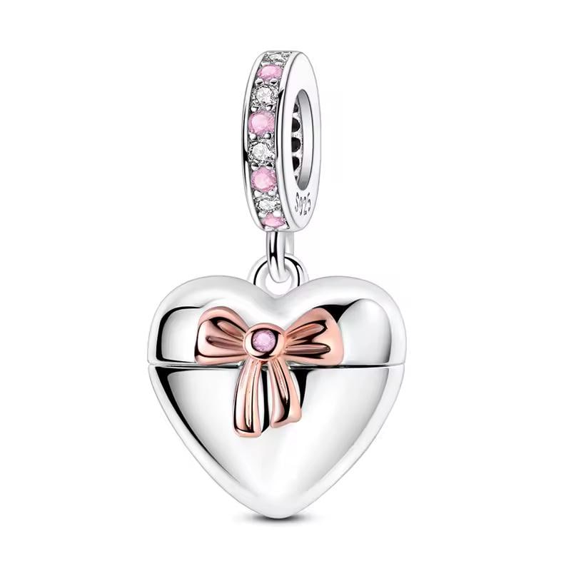 Heart Locket 925 sterling silver charm