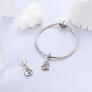 Family Forever Pandora Charm | Mom Dad Kids | Love Parents Gift | Wife Anniversary Jewelry