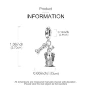 Angel Dog Pandora Charm | Memorial Wings Puppy | Silver Pet Loss Gift | Rainbow Bridge Jewelry