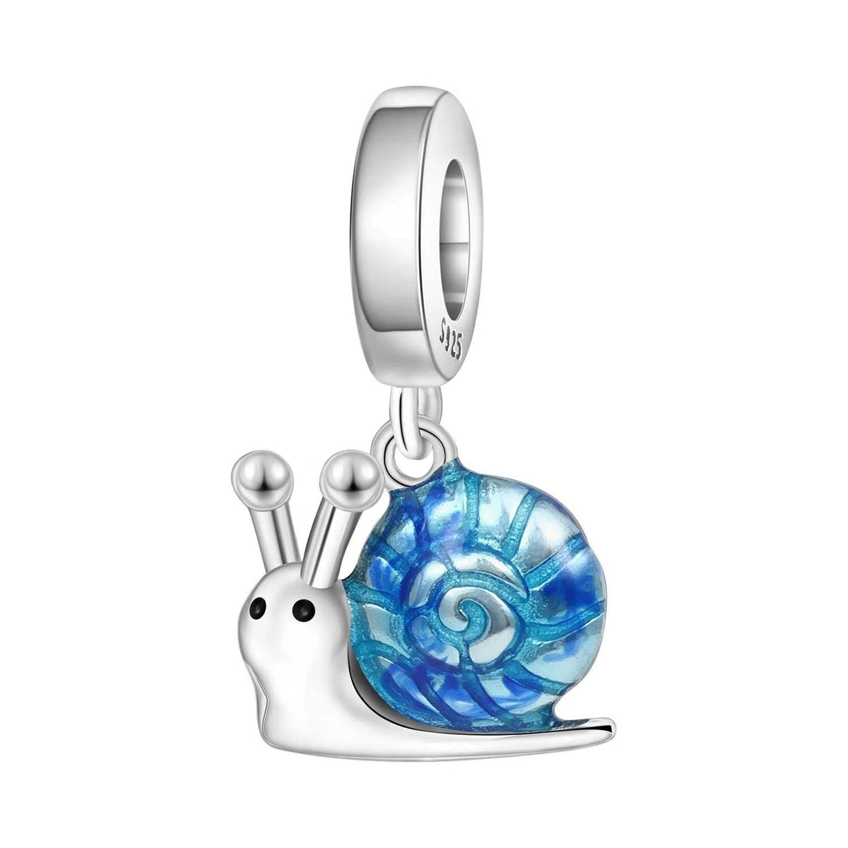 Snail 925 sterling silver charm
