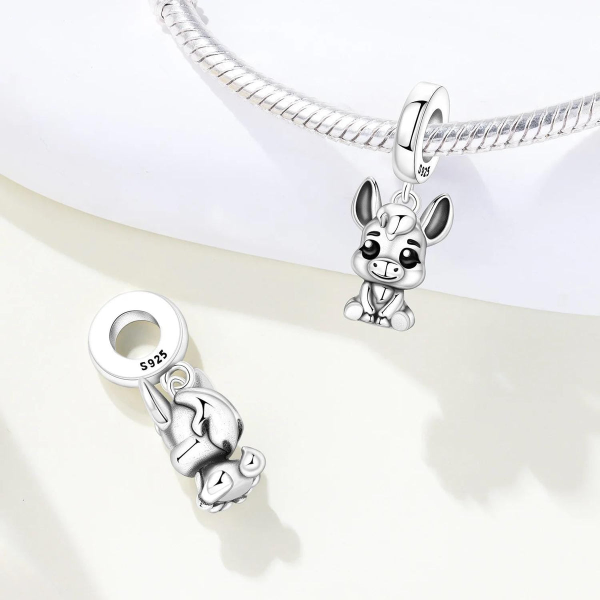 Donkey charm detail view