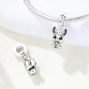 Donkey Pandora Charm | Silver Burro Mule Dangle | Farm Animal Pet Lover Gift