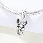 Donkey Pandora Charm | Silver Burro Mule Dangle | Farm Animal Pet Lover Gift