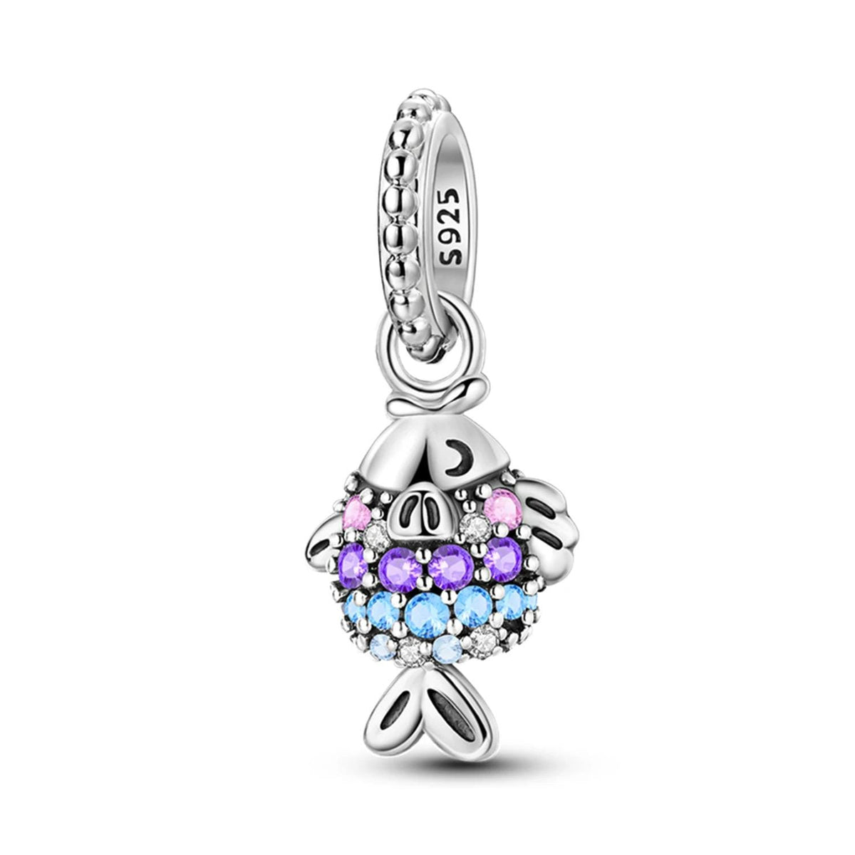Fish 925 sterling silver charm