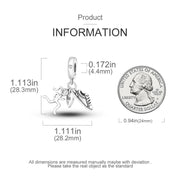 Runner Girl Pandora Charm | Sneaker Heart Dangle | Marathon 5K Gift | Silver Sport Jewelry