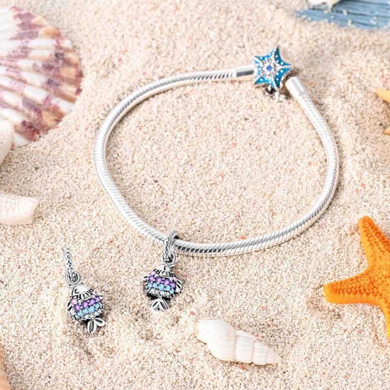 Fish sterling silver charm view 6