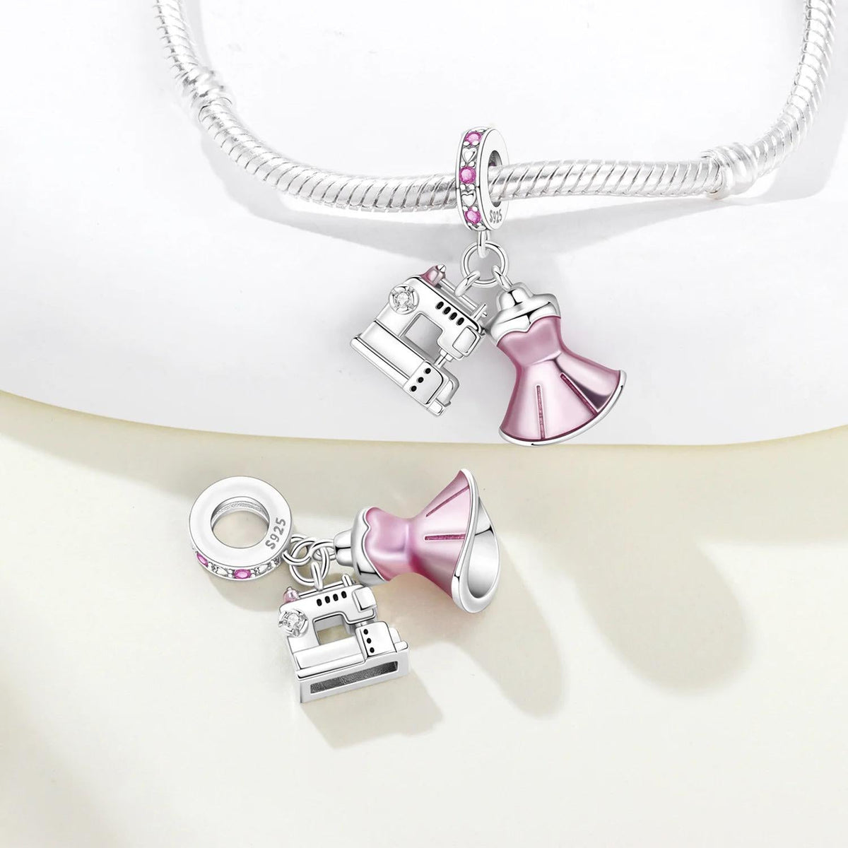 Sewing charm detail view