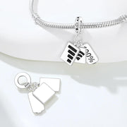 Full Battery Wifi Pandora Charm | Power Signal Dangle | Social Media Tech Gift | Teenager Jewelry