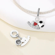 Soccer Ball Pandora Charm | I Love Football Dangle | Silver Sport Jewelry | Team Fan Coach Gift