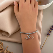 Fishing Hook Pandora Charm | Silver Bass Trout Dangle | Angler Gift | Fisherman Catch Jewelry