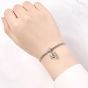 Tennis Racket Pandora Charm | Gold Ball Net Dangle | Silver Sport Jewelry | Athlete Coach Gift