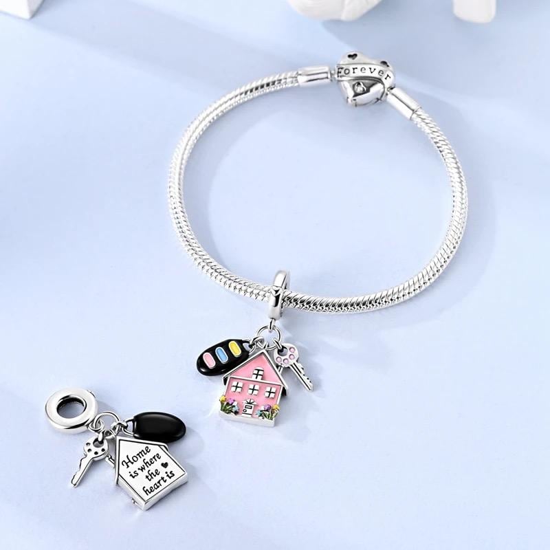 New Home sterling silver charm view 5