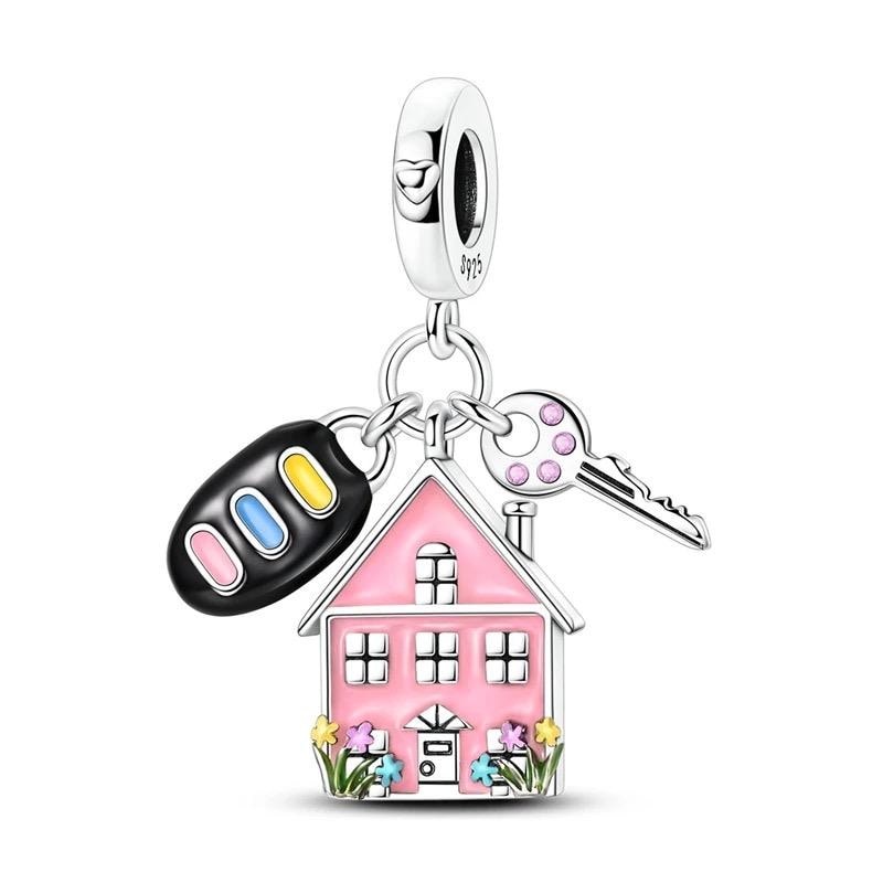 New Home 925 sterling silver charm