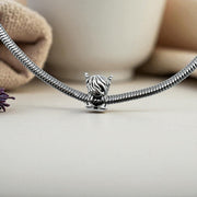 Highland Cow Pandora Charm | Silver Heilan Coo Bead | Scottish Farm Animal | Shaggy Cattle Gift