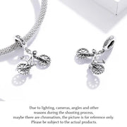 Mountain Bike Pandora Charm | Silver Bicycle Dangle | Cycling Sport Jewelry | MTB Cyclist Gift