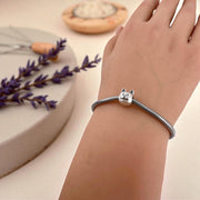 Cat Face Pandora Charm | Silver Kitten Bead | Pet Lover Gift | Animal Jewelry