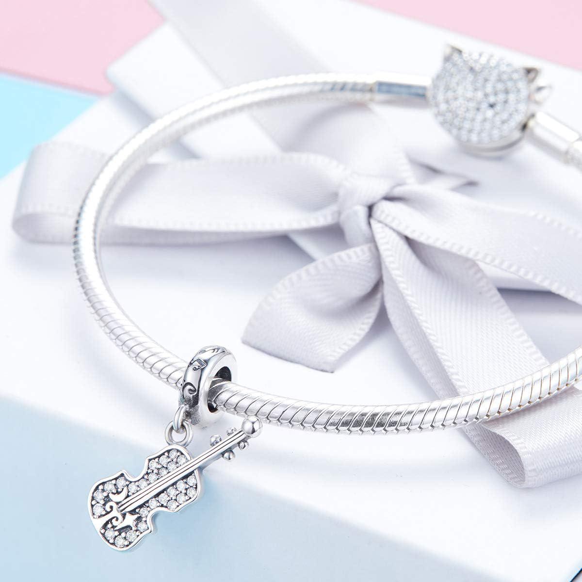 Violin sterling silver charm view 6