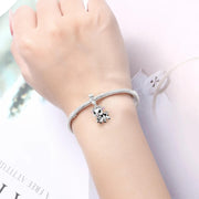 Cow Pandora Charm | Baby Calf Bead | Spotted Farm Animal Dangle | Dairy Milk Gift