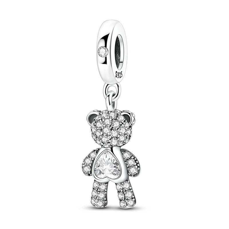 Teddy Bear 925 sterling silver charm