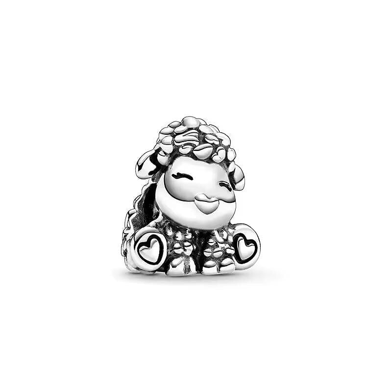Sheep sterling silver charm view 5