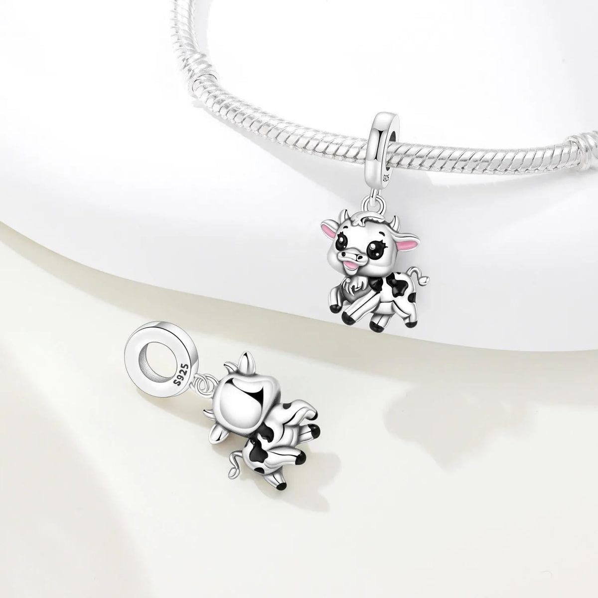 Cow charm detail view