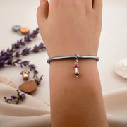 Gym Dumbbell Pandora Charm | Pink Weightlifting Bead | Fitness Workout Dangle | Bodybuilding Sport Gift