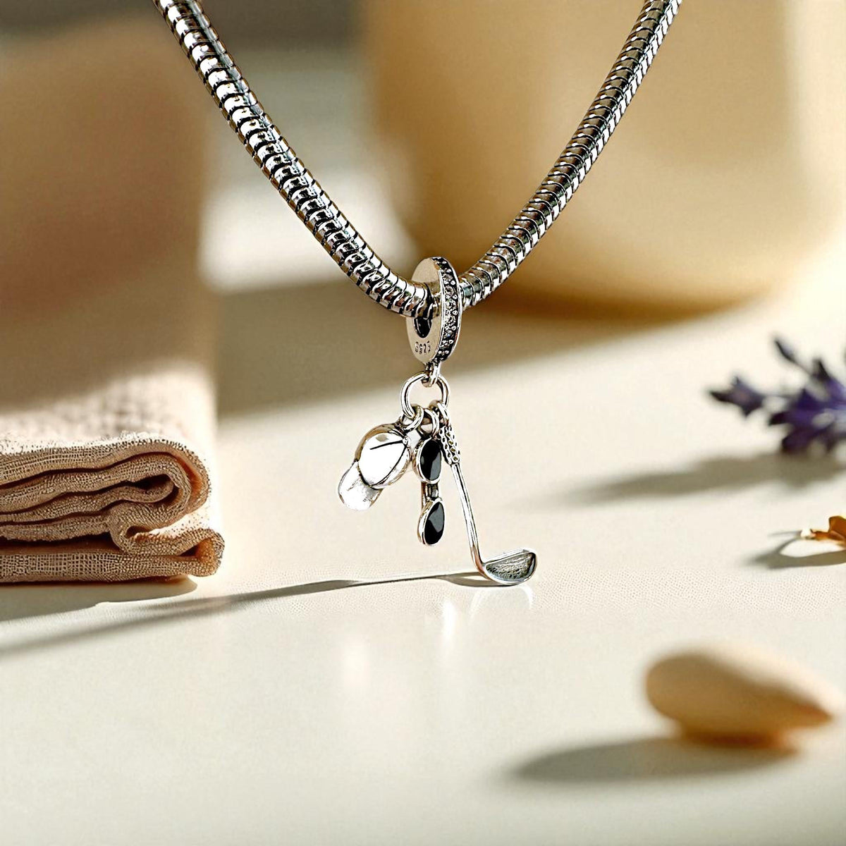 Golf Club charm detail view