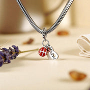 Basketball Pandora Charm | Never Stop Jersey Infinity Dangle | Silver Sport Jewelry | Athlete Coach Gift