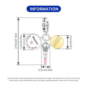 Makeup Artist Pandora Charm | Beauty Powder Brush Dangle | MUA Cosmetic Gift | Fashion Glamour Jewelry