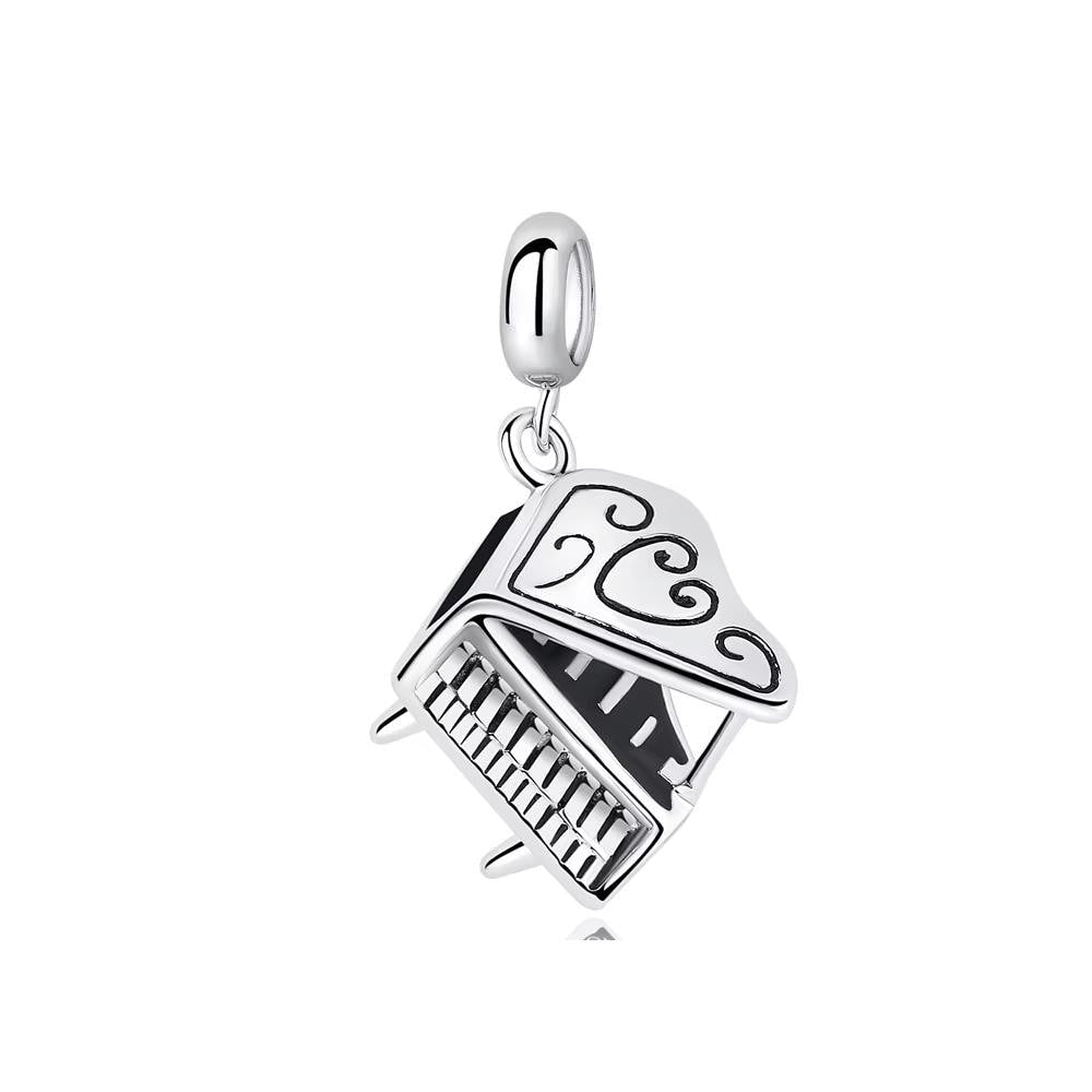 Piano 925 sterling silver charm