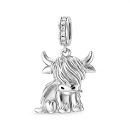 Scotland Pandora Charm | Highland Cow | Hielan Coo | Farm Animal Gift